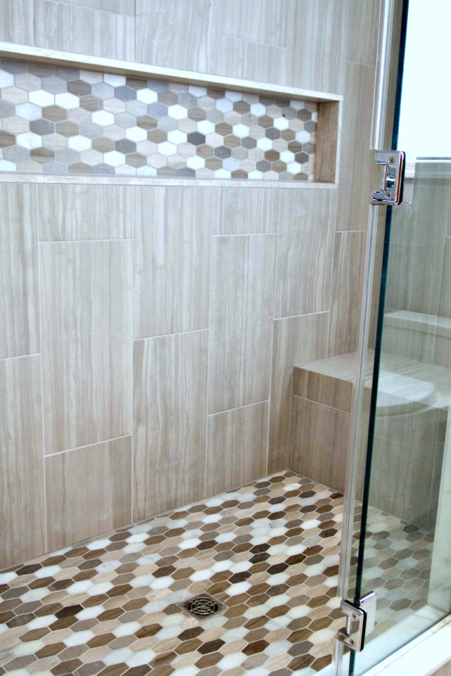 Shower tile