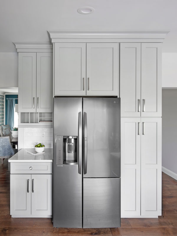 New England Project kitchen fridge