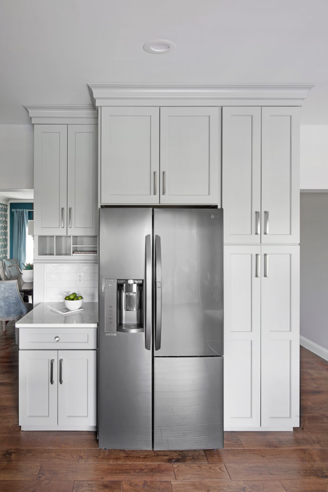 New England Project kitchen fridge