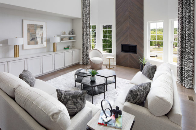 Parkcreek Estate Model Family Room Alt View