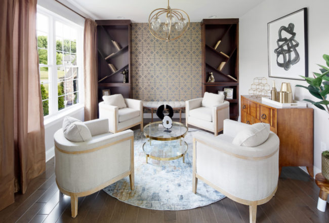 Parkcreek Estate Model Living Room