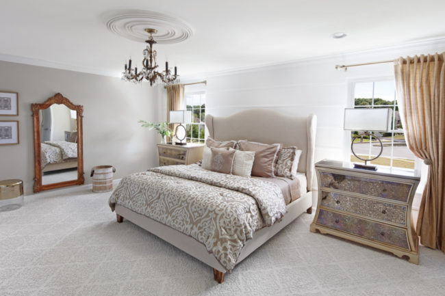 Parkcreek Estate Model Master Bedroom