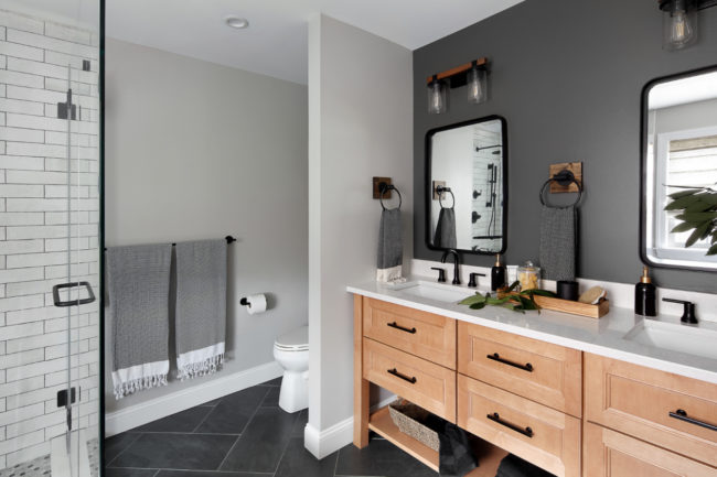 Saddle Creek Master farmhouse bath vanity