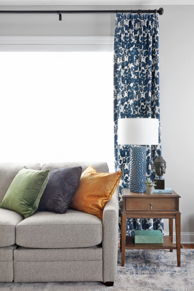 Mountain hill drapes