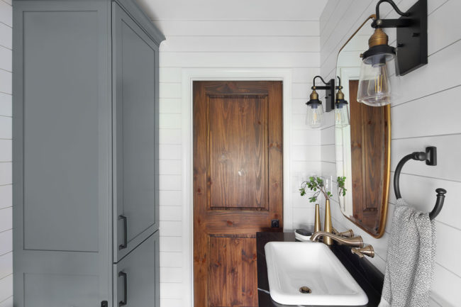 Sink and Tall Cabinet